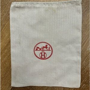 Hermes belt, wallet dust bag